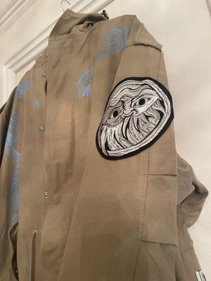 Trench Givenchy FW19 Runway 'Icarus & Sun Mythology Printed' Parka Jacket Size M-L 48 Pardesiu - imagine 4