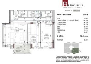 Apartament 3 camere nou, clădire premium pe strada Brancusi - imagine 8