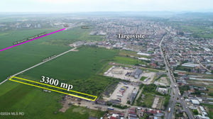 Teren Targoviste 3300 mp la 2 km de Dambovita Mall si Stadion