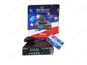 Statie Radio CB Storm Matrix 20 * Model nou 2026 * 12V   24V ASQ