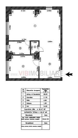 Grozavesti - Lacul Morii - 2 camere - partial mobilat - SUT 61 mp - imagine 11