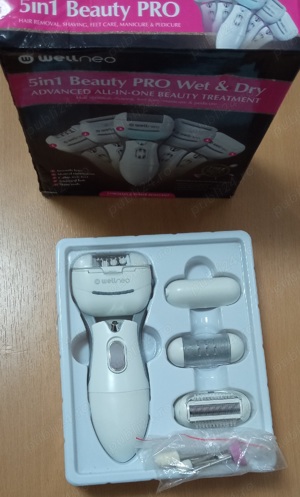 Vand Aparat Wellneo 5 in 1 Beauty Pro Wet&Dry,Nou