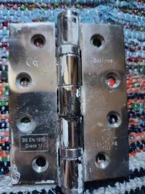 Balamale INOX 102x76mm Grade 11 Stainless Steel Ball Bearing Hinge - imagine 2