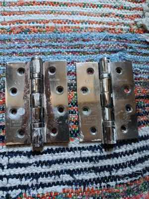 Balamale INOX 102x76mm Grade 11 Stainless Steel Ball Bearing Hinge - imagine 4