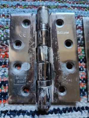 Balamale INOX 102x76mm Grade 11 Stainless Steel Ball Bearing Hinge - imagine 3