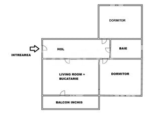 Apartament cu 3 camere balcon si parcare in zona Kaufland Arhitectilor - imagine 4