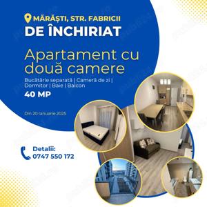 Închiriez apartament cu două camere în Mărăști (Cluj)