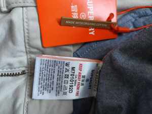 Pantaloni Superdry Slim Core Chino Pants  M7010192D-3YR Size 30 32 - imagine 2