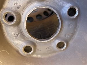 Jante tablă (set de 4) originale VW 16'' - imagine 5