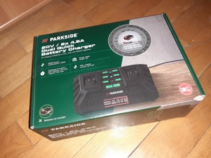 Incarcator dublu pentru baterii Parkside - imagine 3