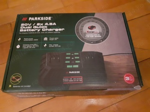 Incarcator dublu pentru baterii Parkside - imagine 4