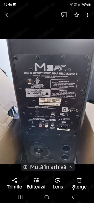 monitoare behringer  - imagine 2