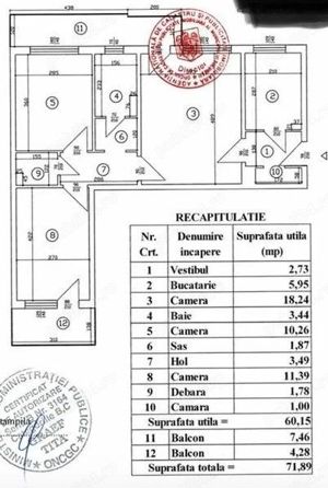 Vanzare 3 camere drumul taberei - 72 mp - 4 minute METROU TUDOR VLADIMIRESCU sau METROU FAVORIT - imagine 7