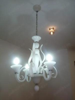 Candelabru Lustra "Montanera" - Sticla Metal. Spectaculos - 850 lei  - imagine 3