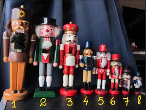 cadou rar Craciun Soldati Spargatori de nuci vintage lemn 1960-1980 Germania 