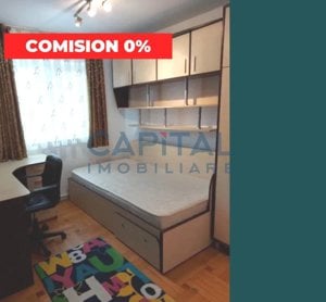 Comision 0 %  Apartament 4 camere, 82mp, 2 bai, etajul 3/4, Grigorescu