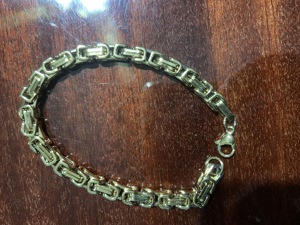 Brățară Stephen Oliver placată cu aur 18K din oțel inoxidabil  - imagine 2