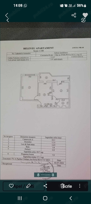 Gara-inchiriat-vanzare-decomandat,1Mai,nr 8.etaj 3,cu vedere la Stadion Port-Mareaa - imagine 3