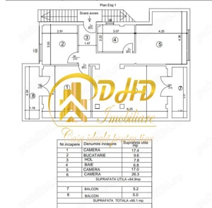 3 camere Podul de Fier ( Vila,constructie moderna) - imagine 7