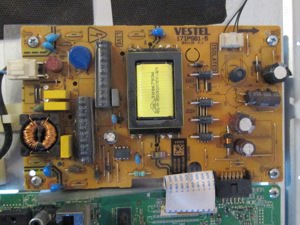sursa alimentare 17IPS61-5 functionala, recuperata dintr-un tv Wellington WL24HDW282SW functional