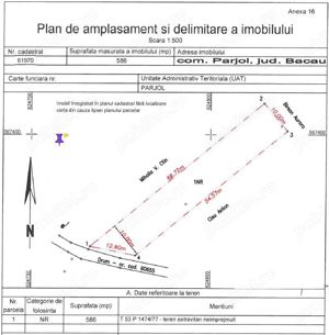 Vând teren în satul Pustiana la limita cu satul Câmpeni, com. Pârjol.  - imagine 3