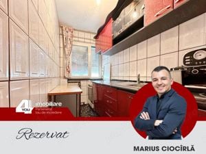 Apartament 2 camere, mobilat și utilat, luminos, Vlaicu