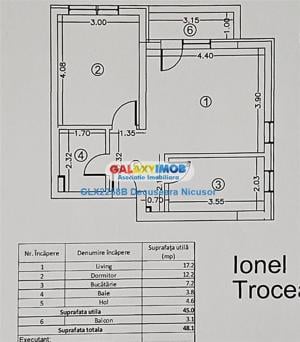 Apartament 2 camere mobilat utilat in Militari Residence 66.500 euro - imagine 8