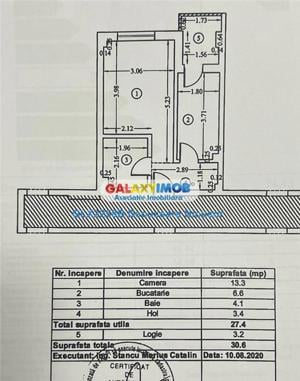 Garsoniera Mobilata Utilata in Militari Residence 45.700 euro - imagine 8