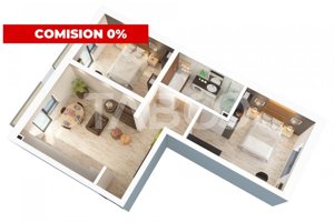 Comision 0%! Apartament NOU 3 camere decomandate balcon si loc parcare - imagine 4