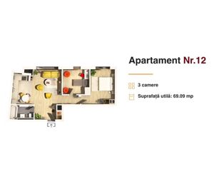 Apartament de 3 camere, imobil exclusivist, Central - imagine 8