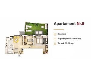 Apartament de 3 camere, imobil exclusivist, Central - imagine 7