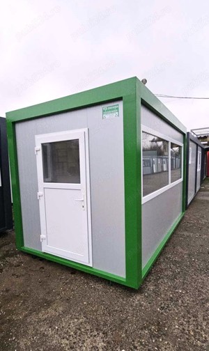 Container birou,cabina paza 4 m x 2,4 m x 2,6 m - imagine 2