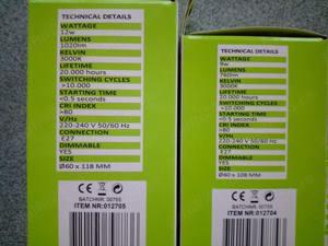 Becuri led dimabile Benson, E27-GU10, 5-9-12W, 3000K,400-760-1020lum - imagine 3