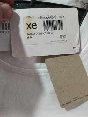  Reebok Performance Pure Cotton T-Shirt Mens Size S - imagine 4