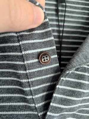 Tricou Ted Baker Ravens Striped Pique Polo Size M - imagine 3