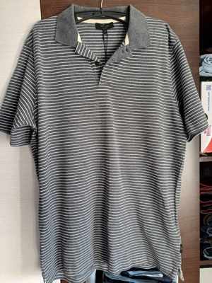 Tricou Ted Baker Ravens Striped Pique Polo Size M