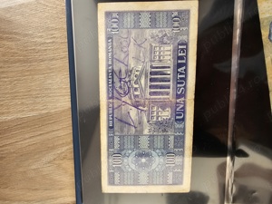 Bancnota 100 lei 1966 in starea din poze. - imagine 2