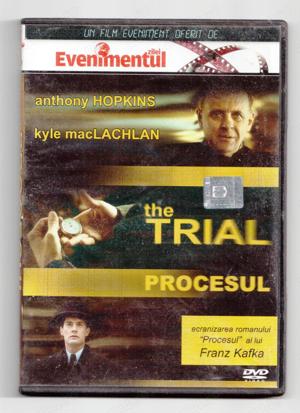 dvd film procesul the trial cu anthony hopkins si kyle maclachlan. este ecranizarea romanului proces