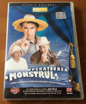 dvd film operațiunea monstrul filmele adevarul film de colecție din arhiva de aur toma caragiu