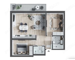 Apartament 2 camere  - imagine 5