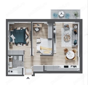 Apartament 2 camere  - imagine 4