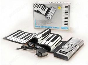 orga - pian tip roll-up, flexibil cu 49 clape, portabil -produs nou 