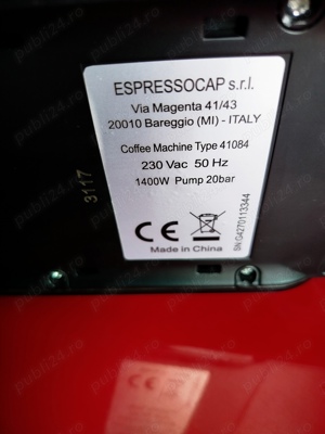 aparat de cafea Aroma Vero , capsule mici  - imagine 4