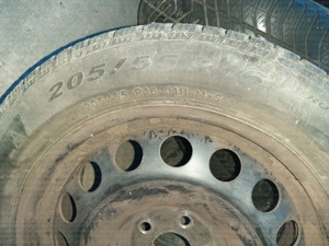 Set roți  VW 5 ×100 R16 cu anvelope M+S  - imagine 4