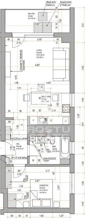 Apartament nou 2 camere, loc de parcare subteran, Complexul Studentesc - imagine 16