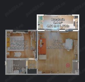 Proprietar Inchiriez Apartament 2 Camere Bloc Nou Giroc