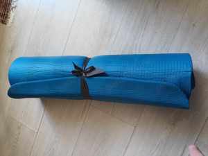 Saltea de yoga mat albastra 180x60 cm, Grosime 10mm Covoraș de yoga