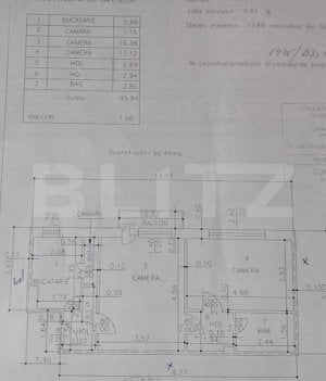 Apartament de vanzare, 2 camere, 46 mp, zona Republicii, C-tin Brezeanu - imagine 7