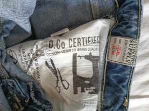 Blugi Denim & Co. UNION WARES Men's Blue Jeans - imagine 2