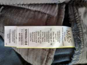 Pantalon eleganti Marks and Spencer Chino W30 L31 - imagine 2